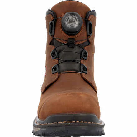 Rocky Men's Rams Horn BOA Composite Toe Waterproof Work Boot.