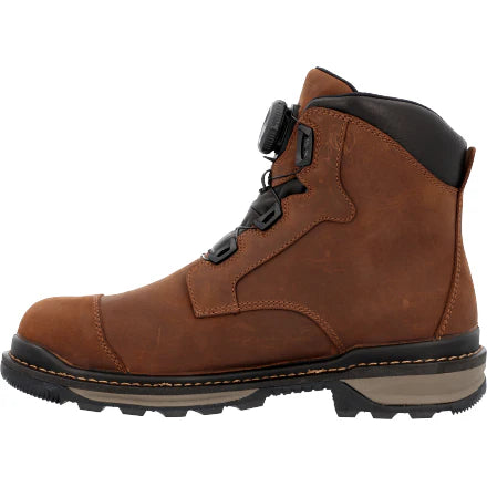 Rocky Men's Rams Horn BOA Composite Toe Waterproof Work Boot.