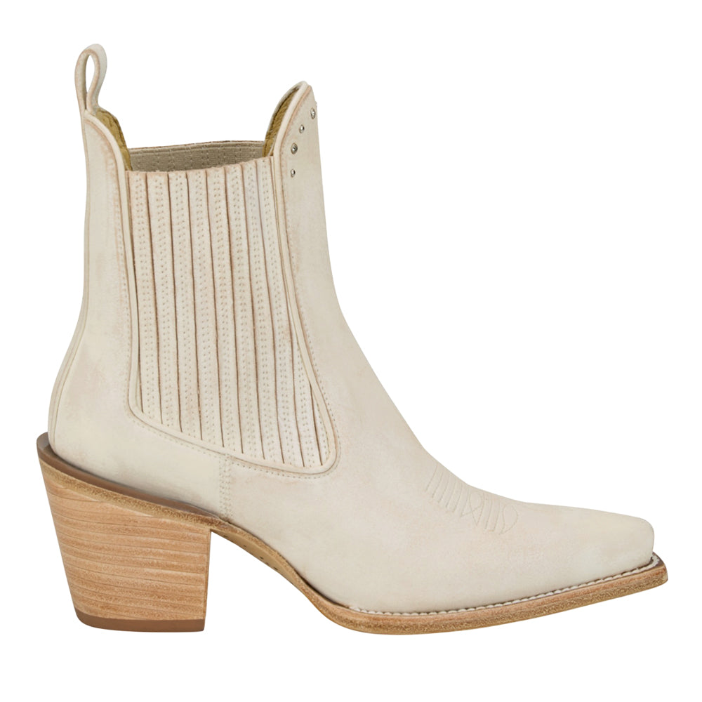 Justin Women's Reba Hart Vintage Ivory Snip Toe Boot RML167