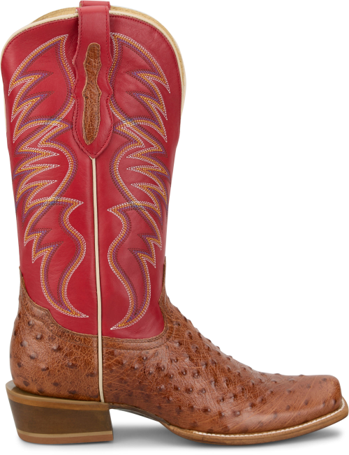 Tony Lama Men's Tyler Brandy Ostrich Boot RN3593