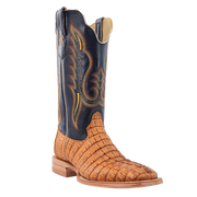R Watson Men's Saddle Hornback Caiman Western Boot RW3010