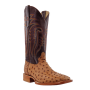 R Watson Men's Antique Full Quill Ostrich Boots RW4603