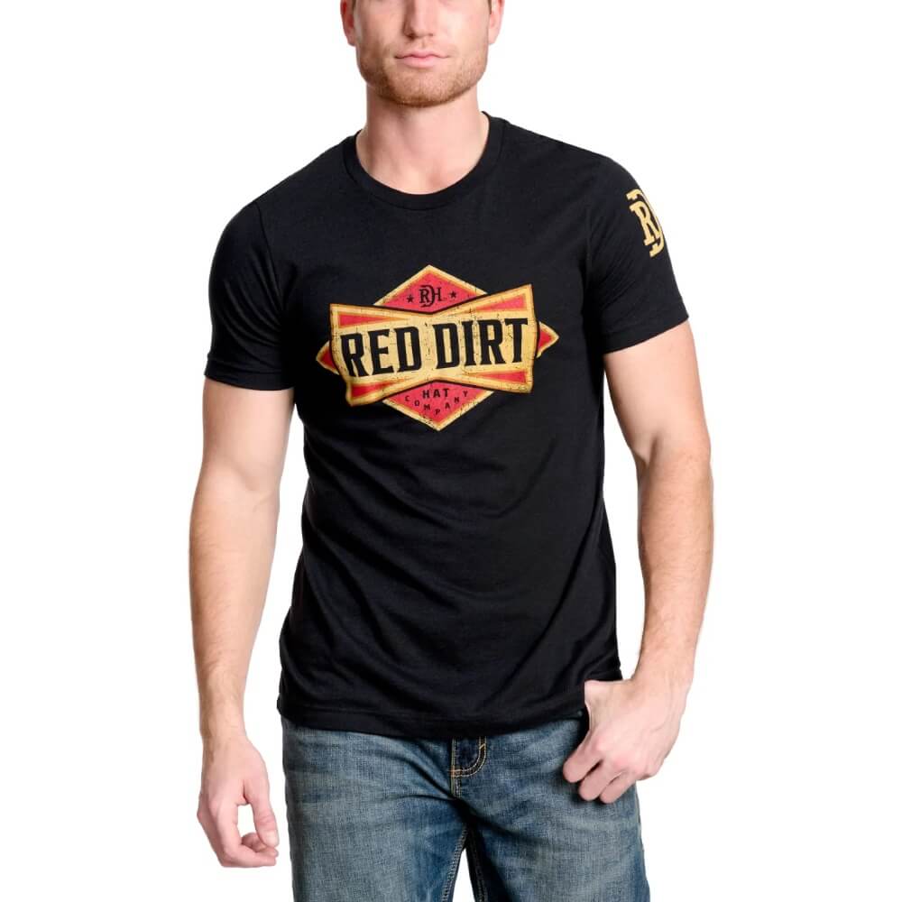 Red Dirt Hat Co Men's Cowboy Bowtie Tee RDHC-T-164 C4