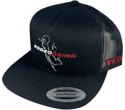 Vexil Black Rodeo Grind Bull Rider Cap HT-425-009