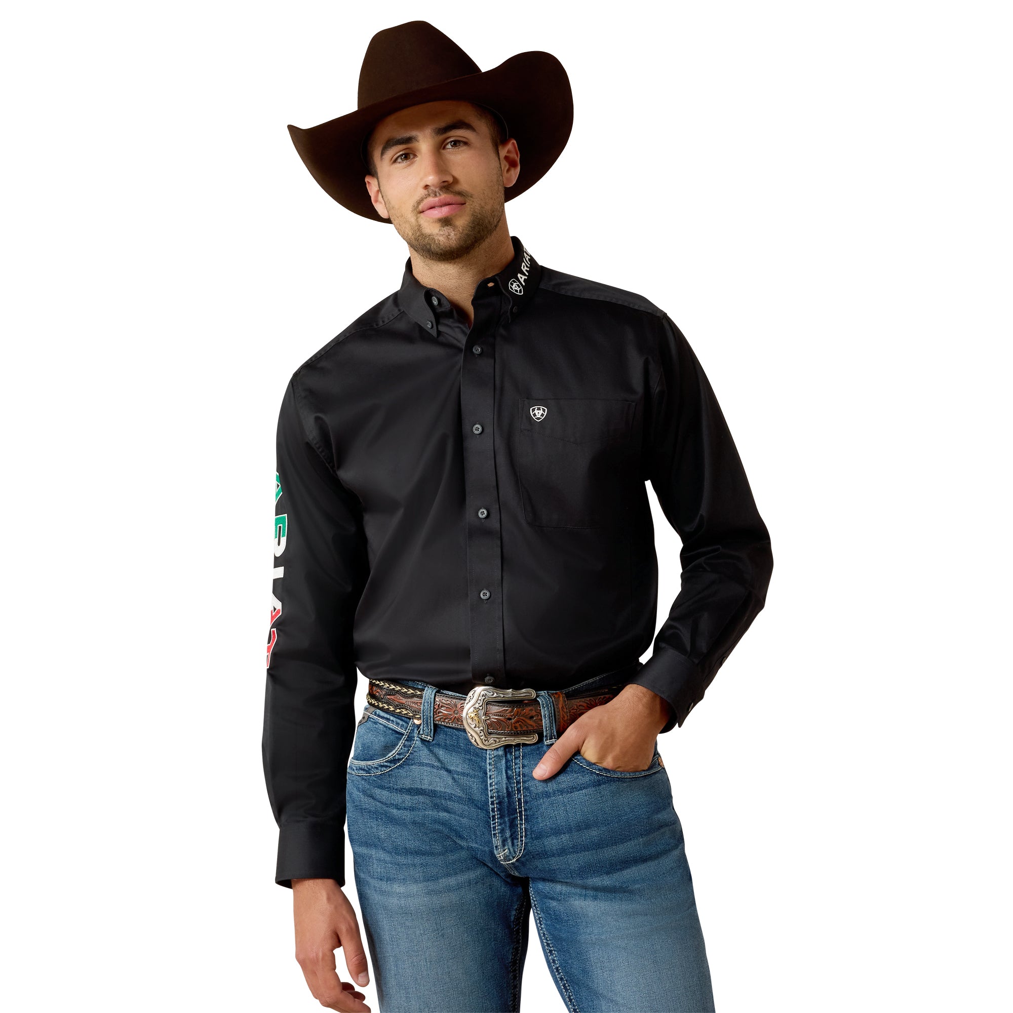 Ariat Men's Team Logo Twill Classic Fit Button Down Shirt