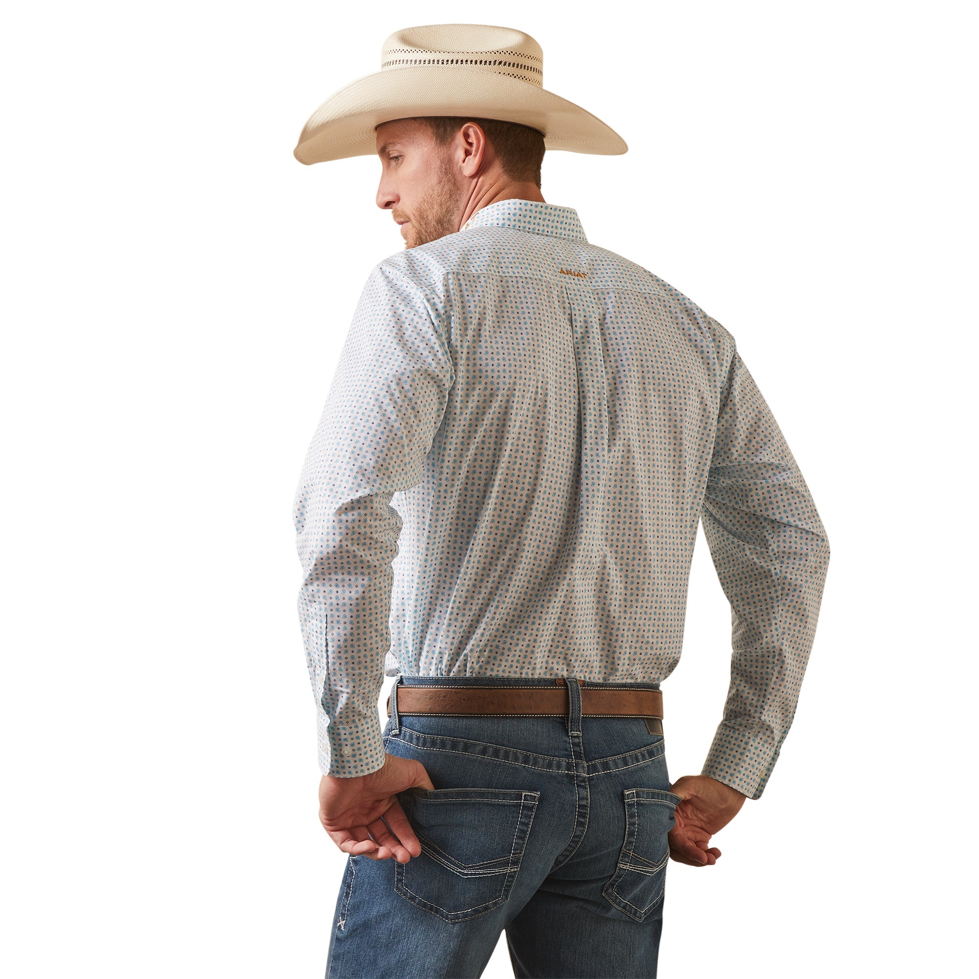 Ariat Men's Team Stuart Fitted Button Down Shirt