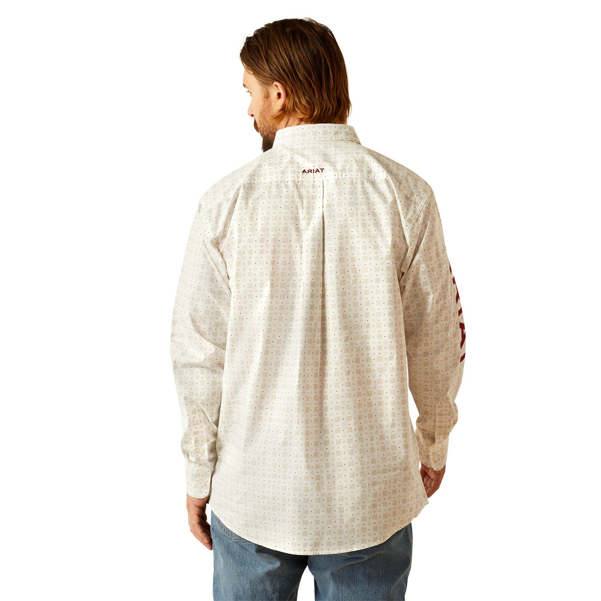 Ariat Men's Team King Classic Fit Button Down Shirt.