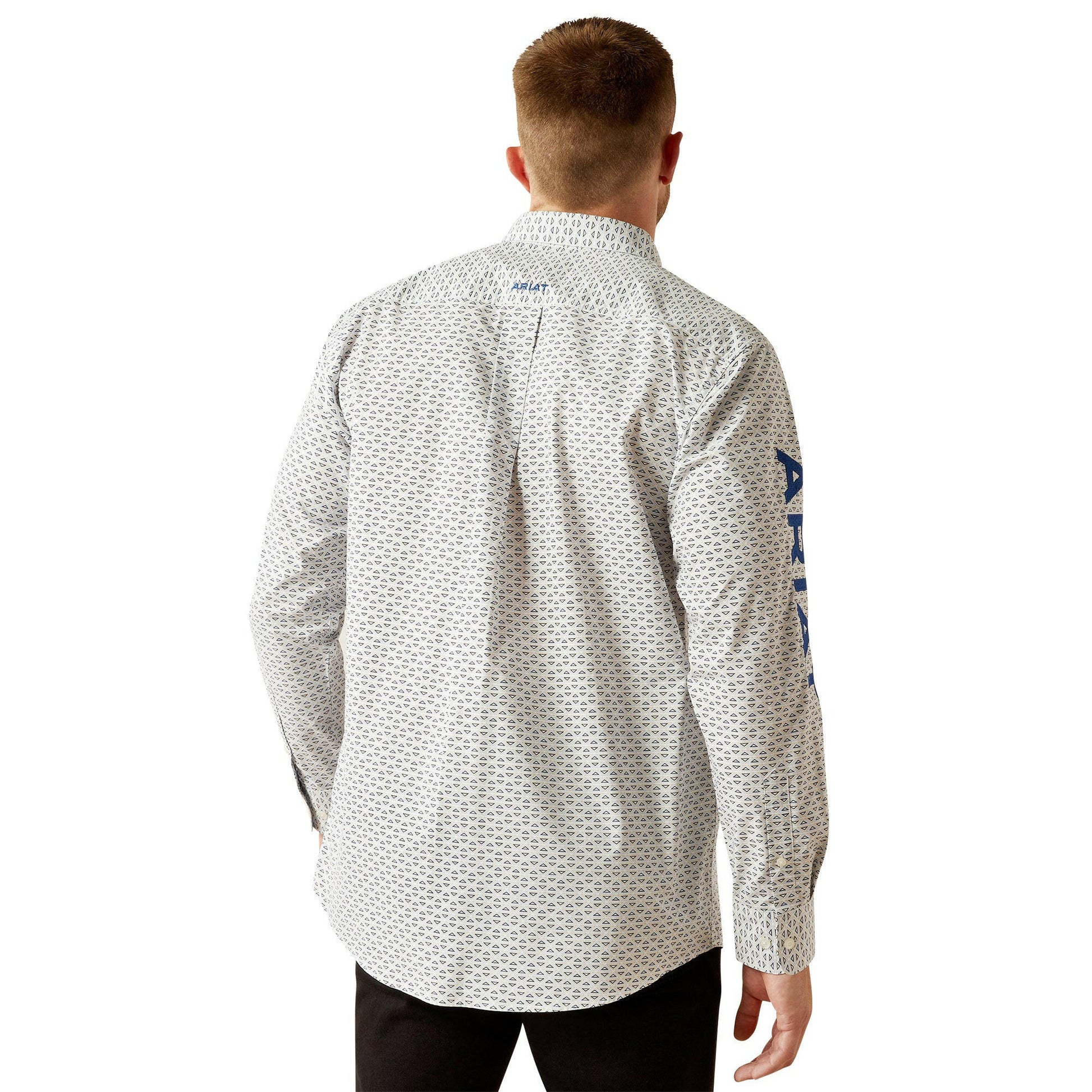 Ariat Men's Team Drew Classic Fit Button Down Shirt.