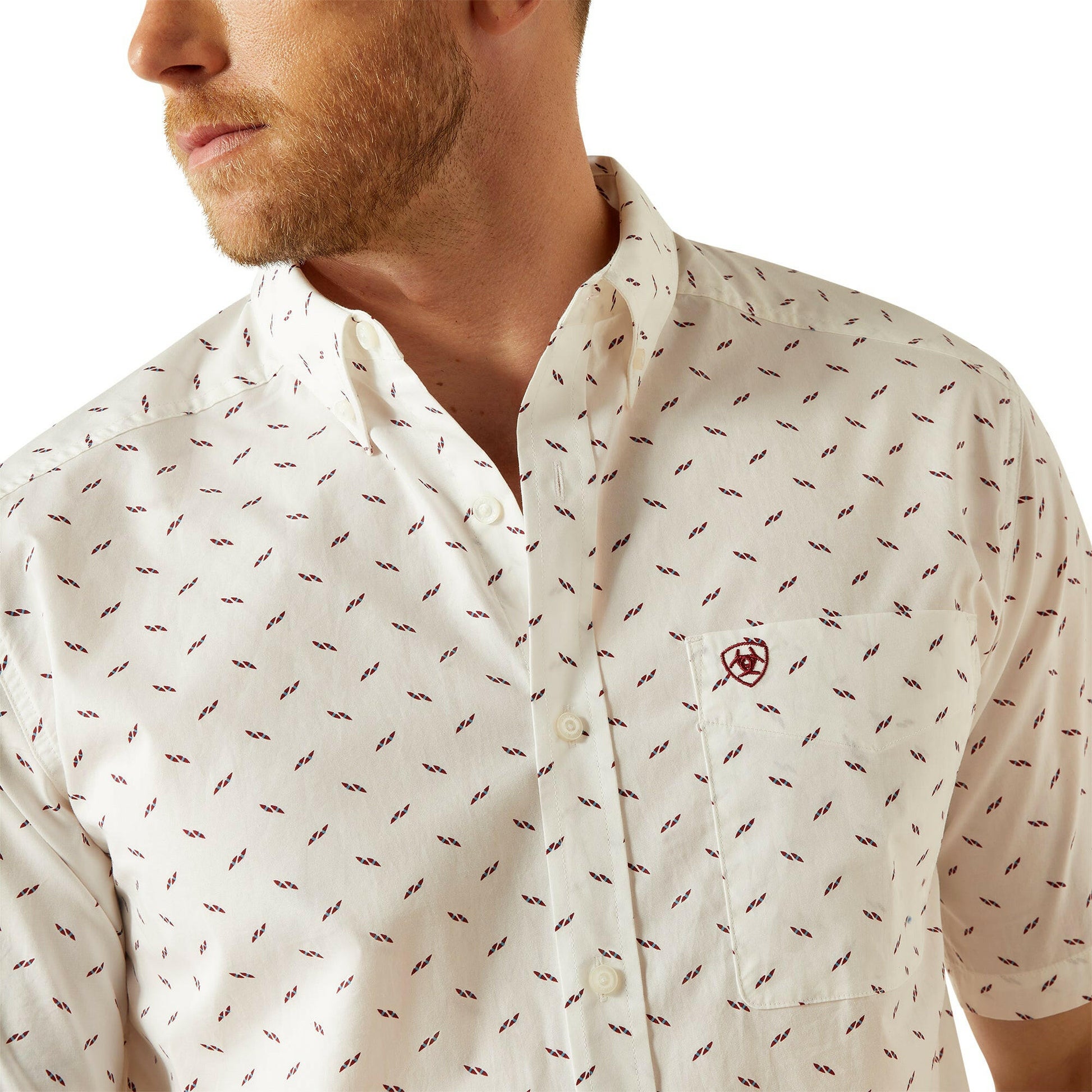 Ariat Men's Grant Classic Fit Button Down Shirt.
