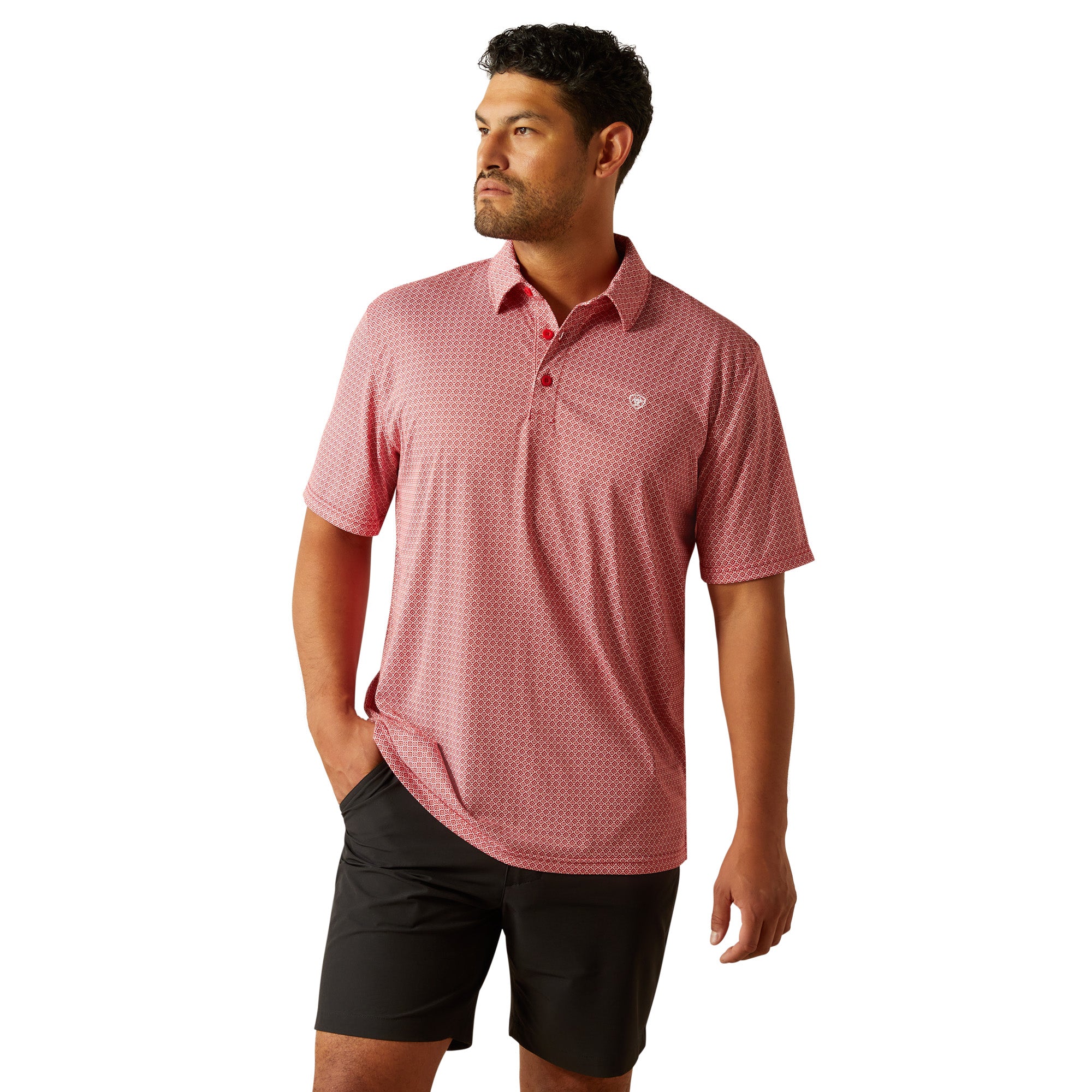 Ariat Men's All Over Print Polo Shirt