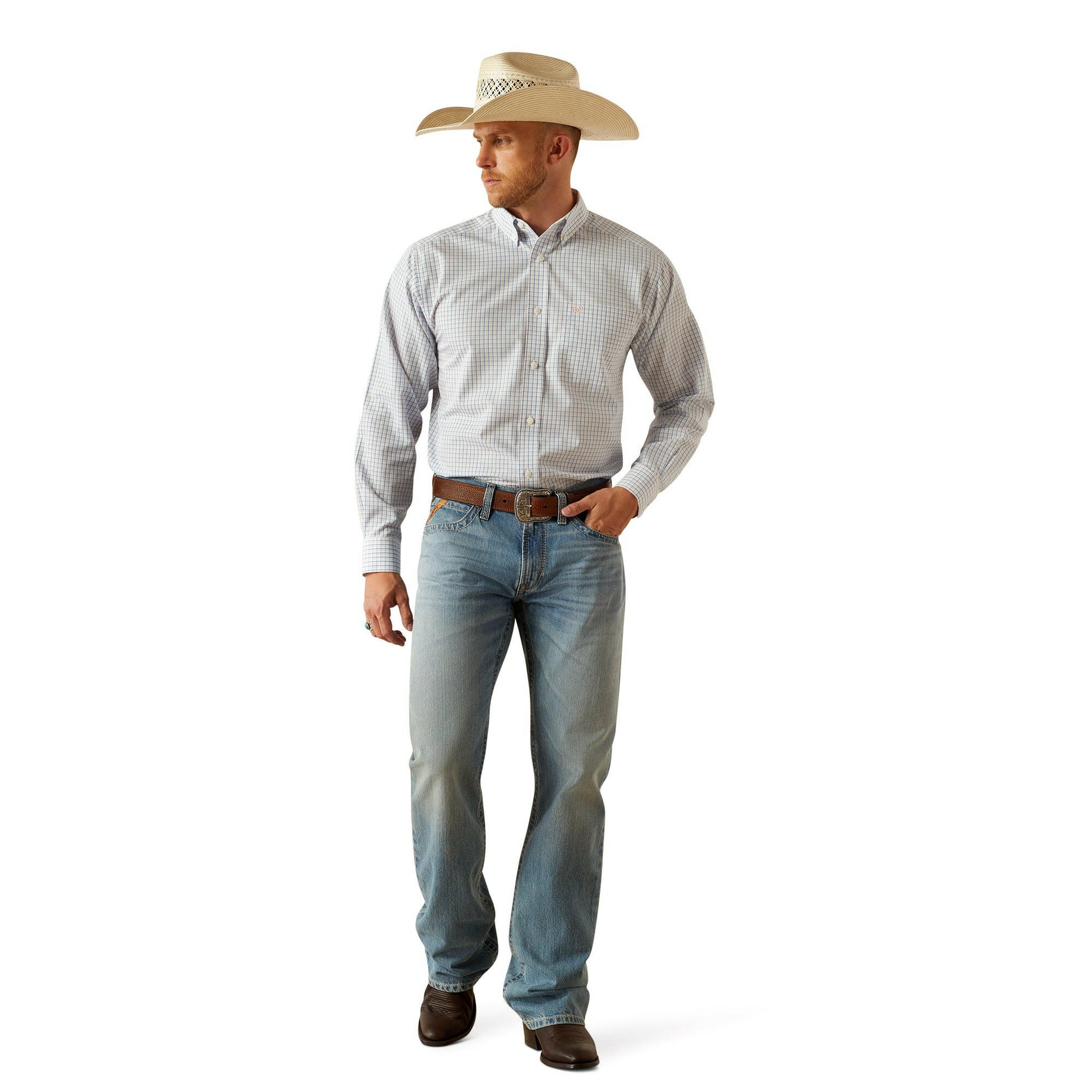 Ariat Men's M4 Relaxed Louis Boot Cut Jean.
