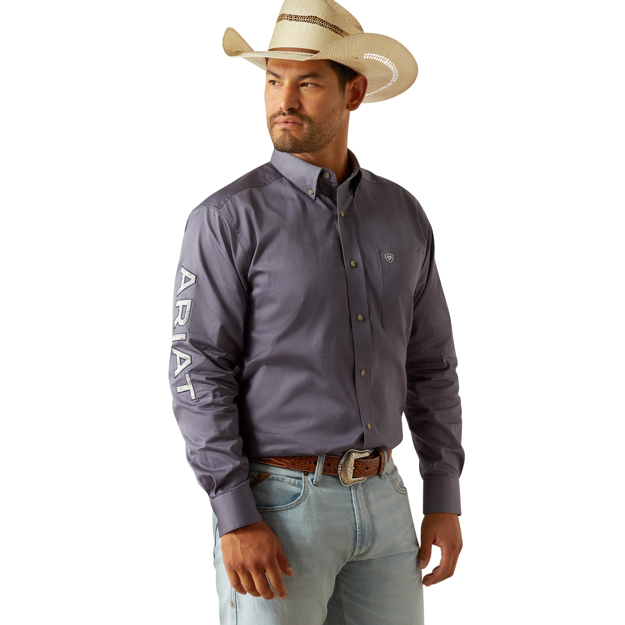 Ariat Men's Team Logo Twill Classic Fit Button Down Shirt
