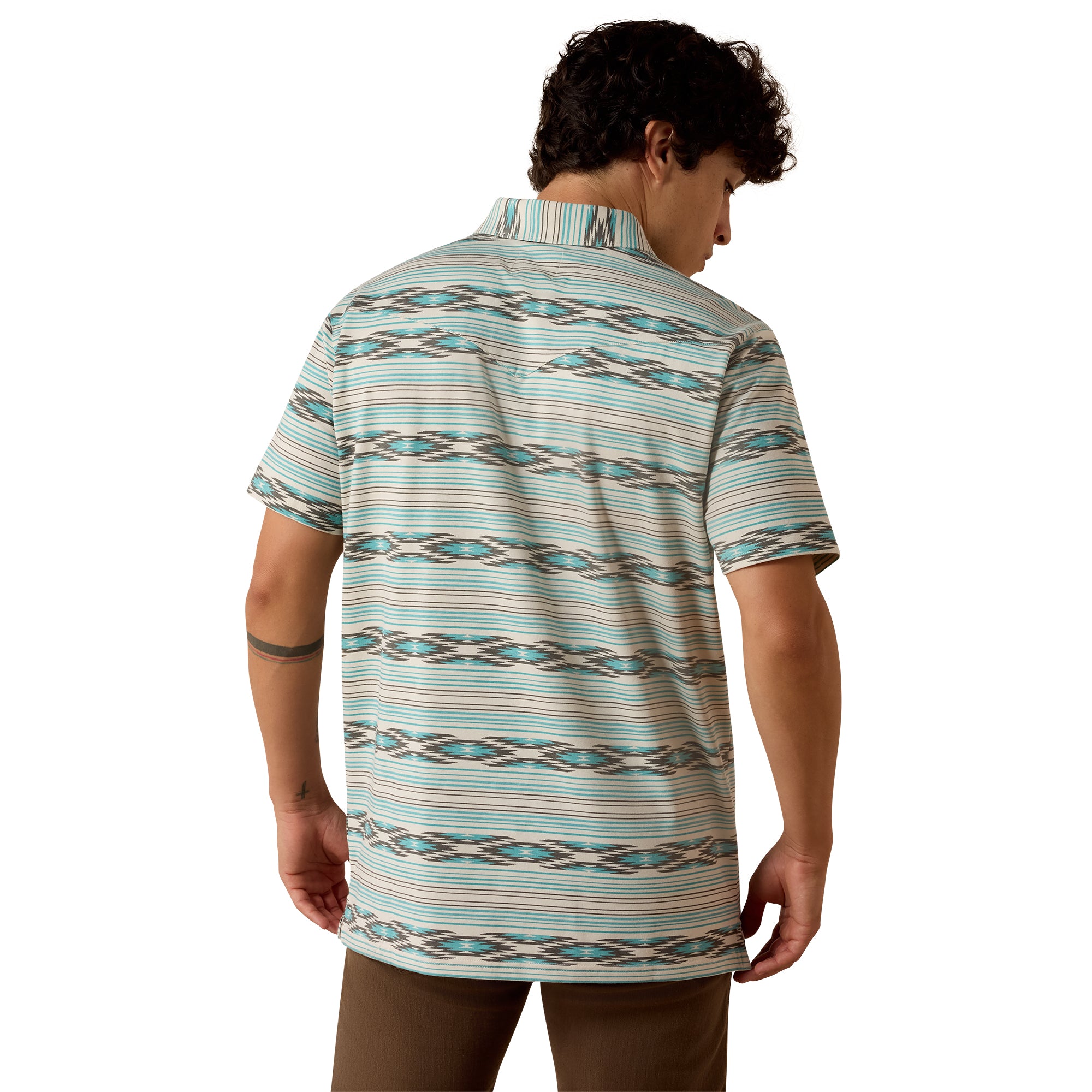 Ariat Men's Moonbeam Retro Western Snap Polo 10073501