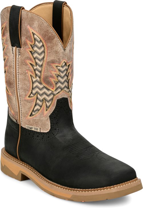 Justin Men's Comp Toe Waterproof Bot Work Boot SE4135
