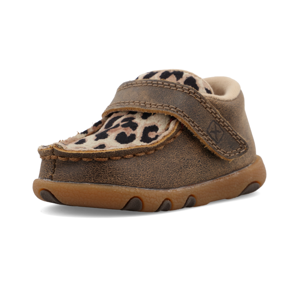 Twisted X Toddlers Leopard Driving Moc ICA0007
