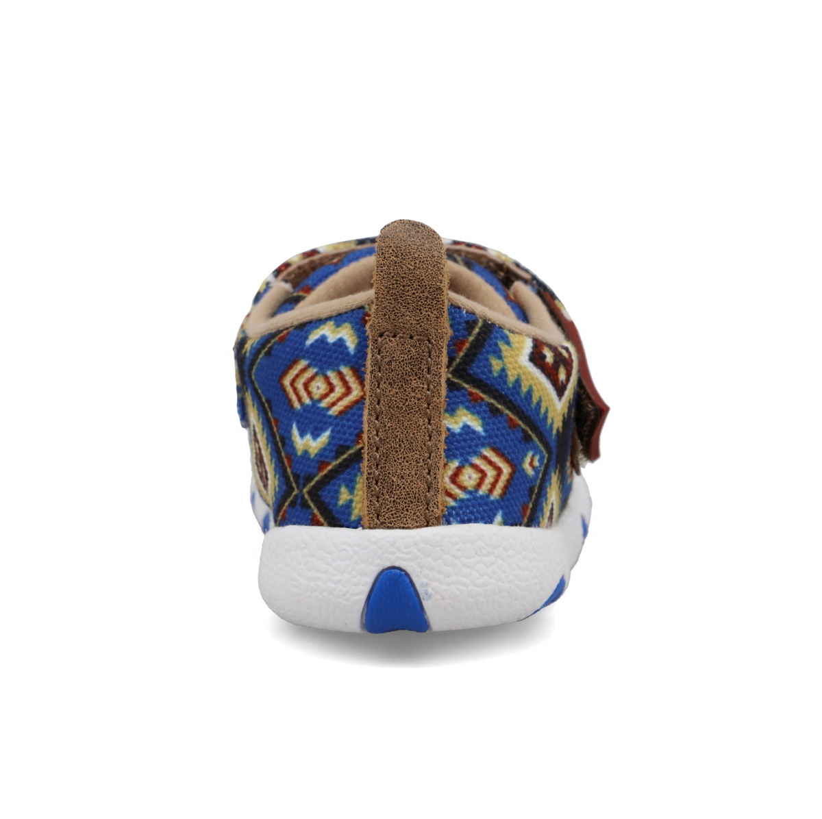Twisted X Toddler's Blue Multi Aztec Driving Moc ICA0019