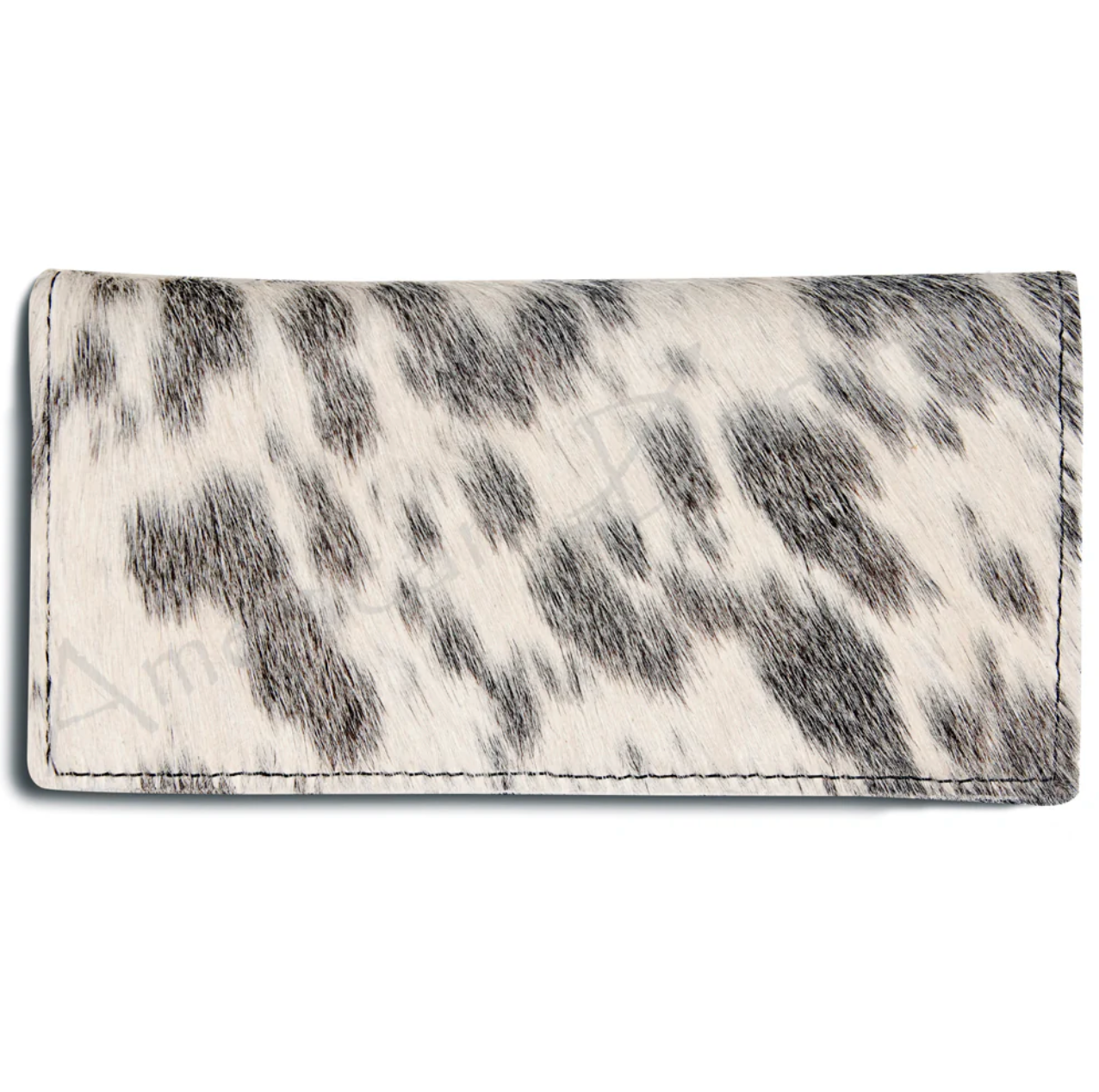 American Darling Black and White Cowhide Wallet ADBG258BKW