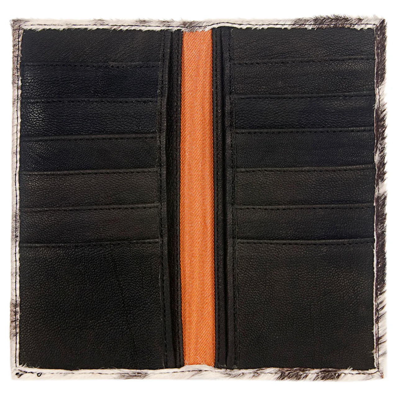 American Darling Black and White Cowhide Wallet ADBG258BKW