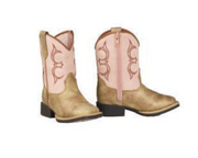 Twister Toddler Girl's Pink Posy Boots 443003624