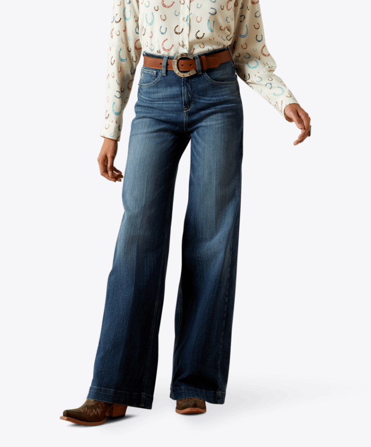 Ariat Women's Ultra High Rise Wide Leg Rosalie Jean