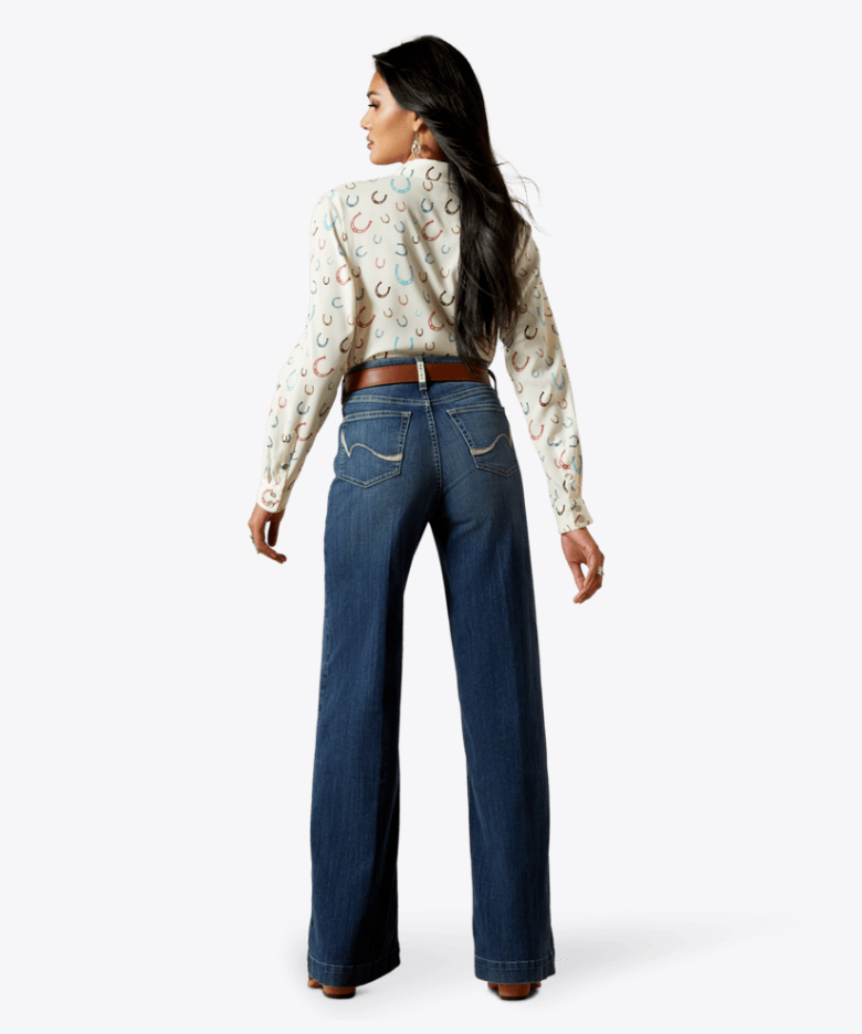 Ariat Women's Ultra High Rise Wide Leg Rosalie Jean