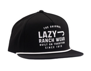 Lazy J Untroubled Cap BLKBLK4-UNTRBLD-WHT
