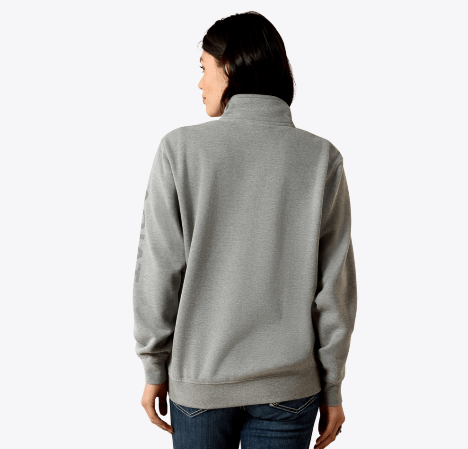 Ariat Women's Foundation Logo Grey Sweatshirt 10064012
