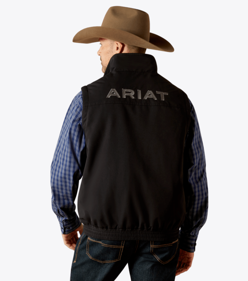 Ariat Men's Field Insulated Black Vest 10062517