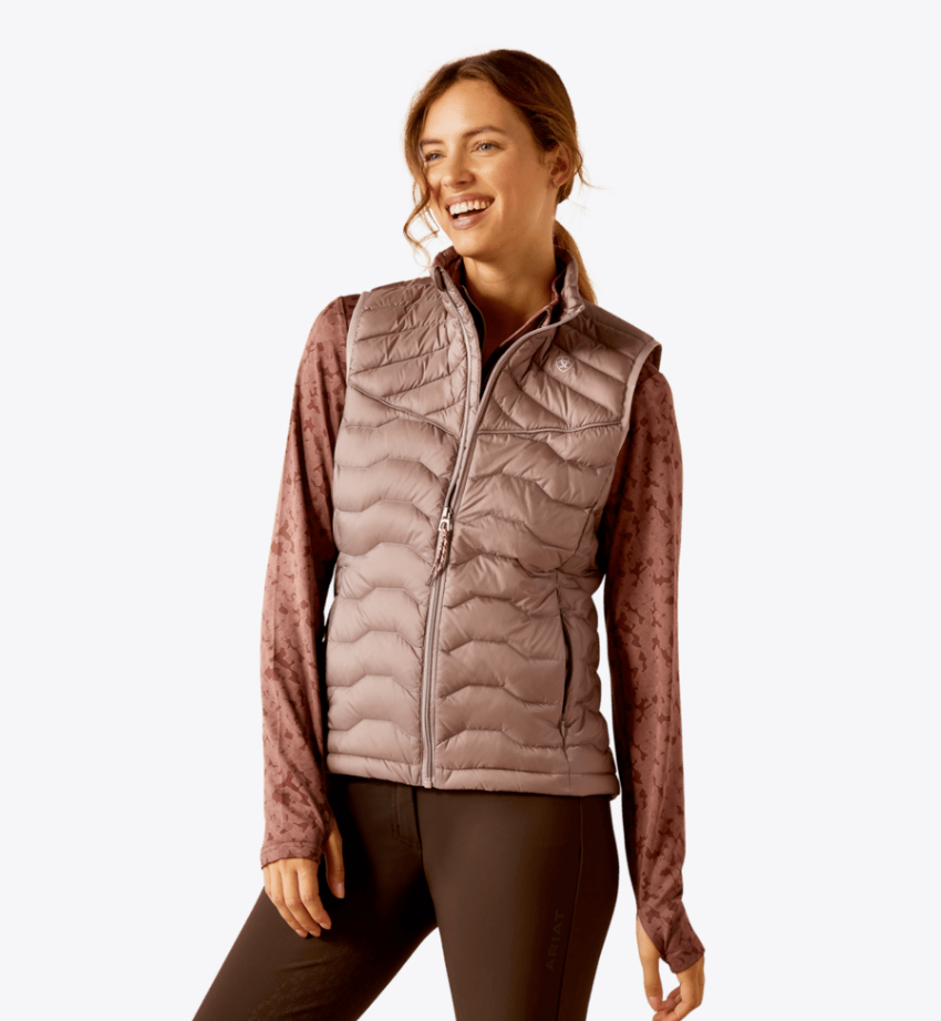 Ariat Women's Ideal Down Purple Dove Vest 10052706 C4