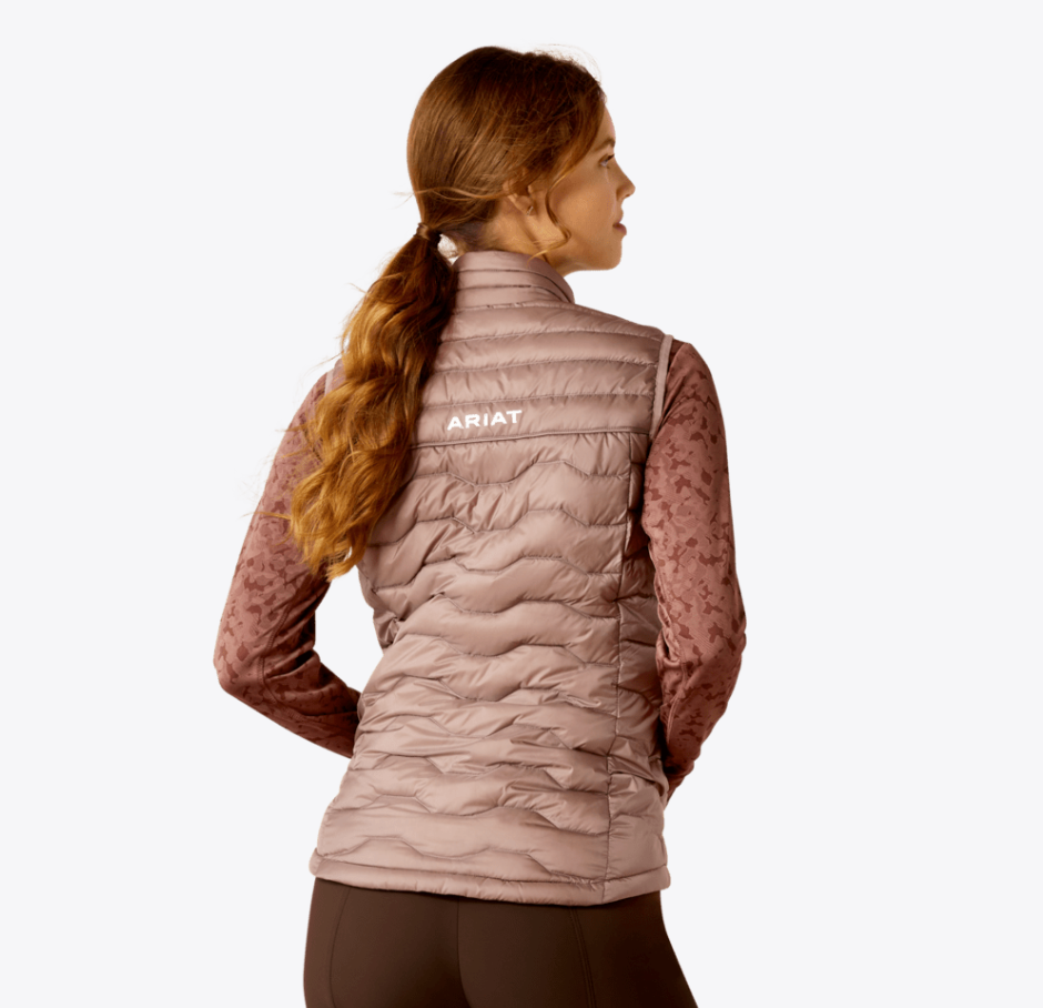 Ariat Women's Ideal Down Purple Dove Vest 10052706 C4