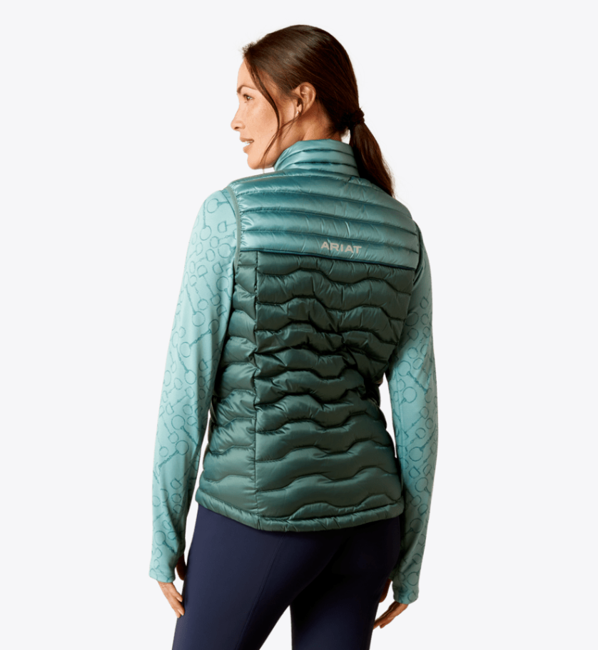 Ariat Women's Ideal Down Silver Pine Vest 10046183 C4