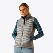 Ariat Women's Ideal Down Iridescent Grey Vest 10052092 C4