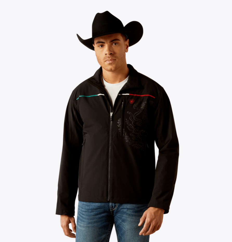 Ariat Men's Pioneer Stretchshell Mexico Jacket 10054234 C3