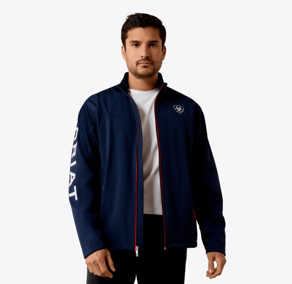 Ariat Men's Navy Team Softshell Jacket 10032687 C3