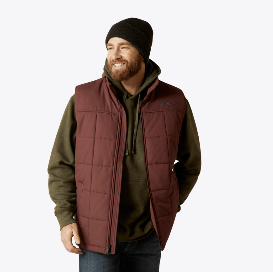 Ariat Men's Beaten Root Crius Insulated Vest 10046737 C4