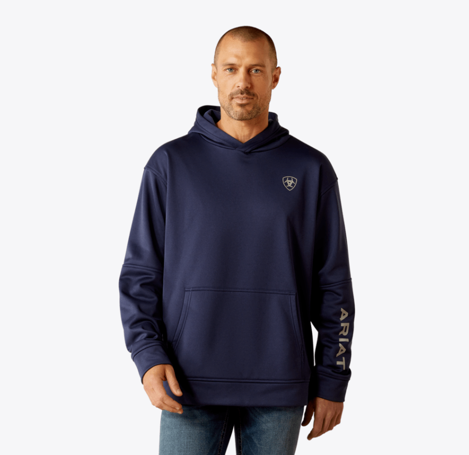 Ariat Men's Tek Fleece 2.0 American Circle Hoodie 10052518 C3