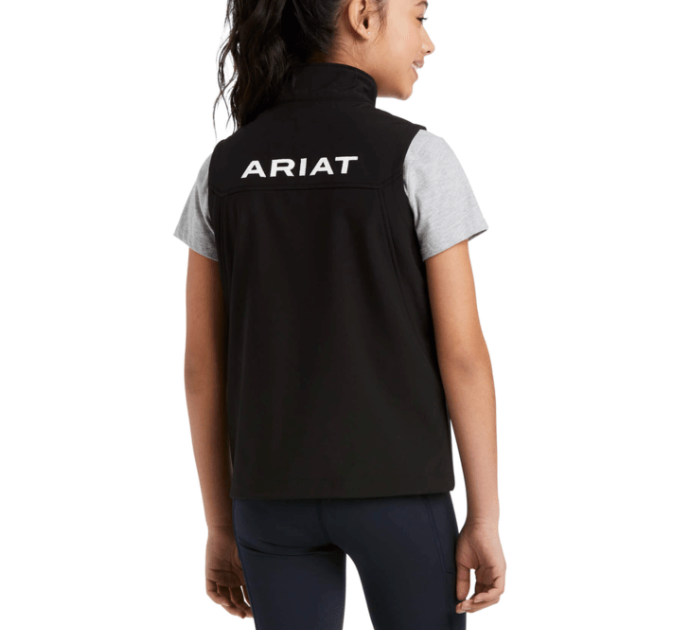 Ariat Kid's Team Black Softshell Vest 10034305 C4