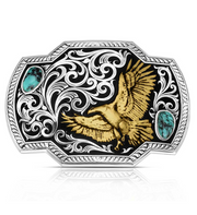 Montana Silversmiths Wings of Valor American Made Buckle AM55410
