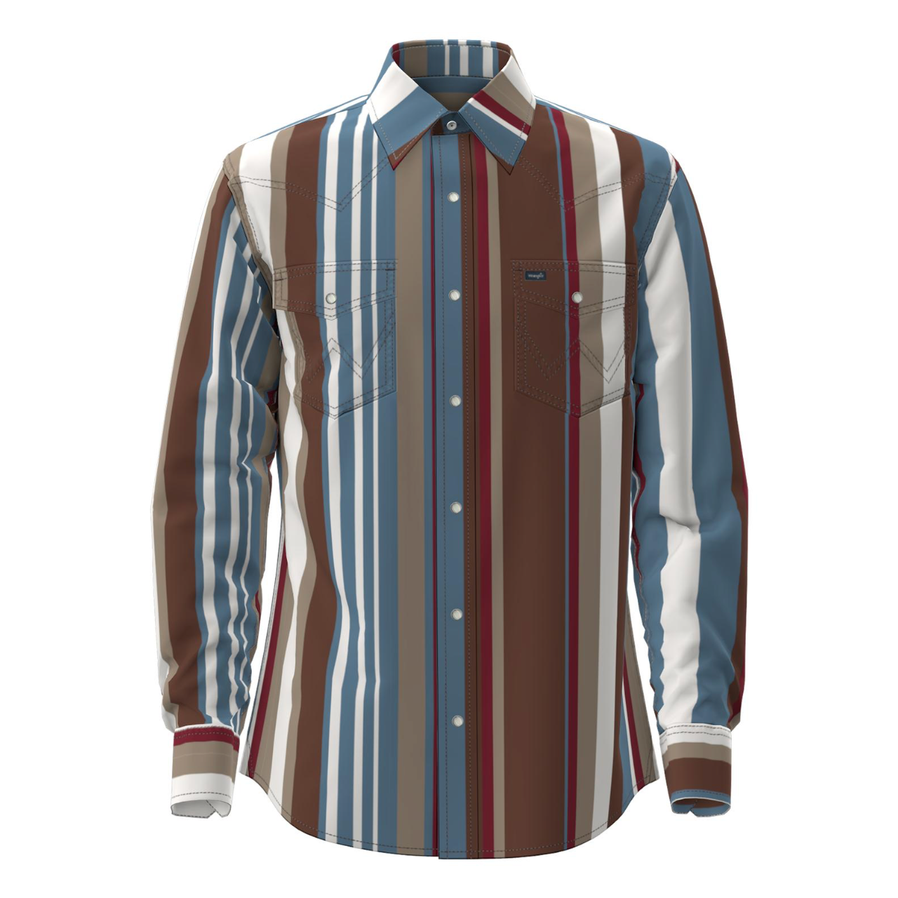Wrangler Men's Vintage Brush Popper Shirt 112375204