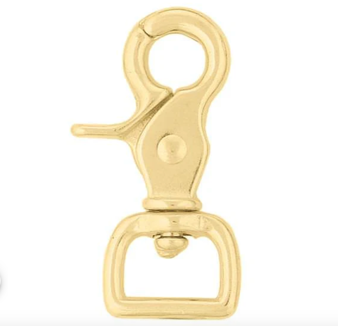 Weaver Brass Square Scissor Snap BC05015-SB-3/4