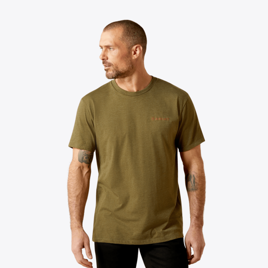 Ariat Men's Military Green Ropers Seal T-Shirt 10065888