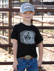 Cinch Boy's Black Graphic Tee MTT7670170