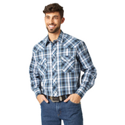 Wrangler Men's Assorted Plaid Long Sleeve Shirts 75204PP