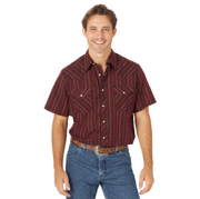 Wrangler Men's Assorted Short Sleeve Snap Shirt 76201AA