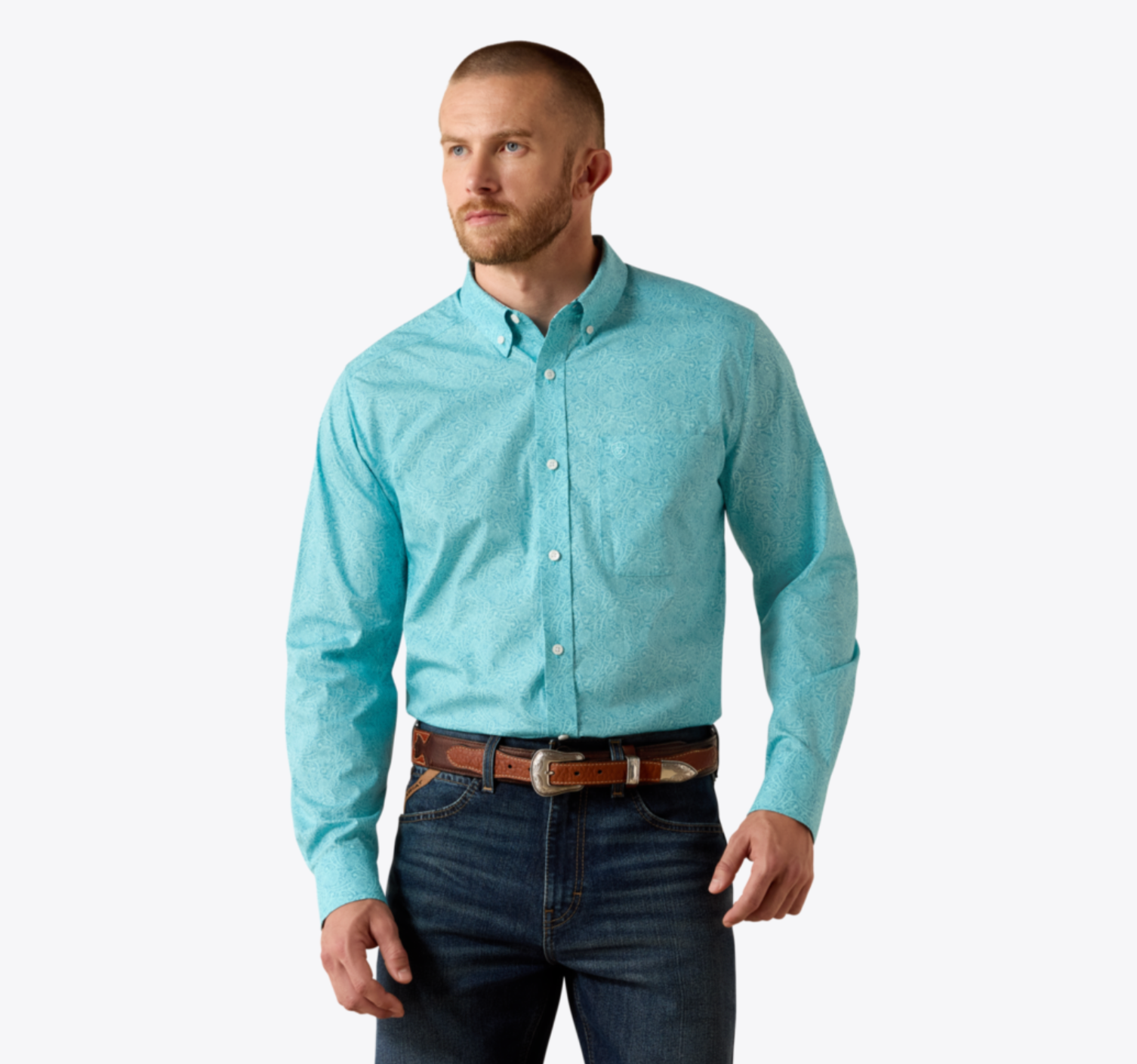 Ariat Men's Wrinkle Free Cormac Fitted Shirt 10071743