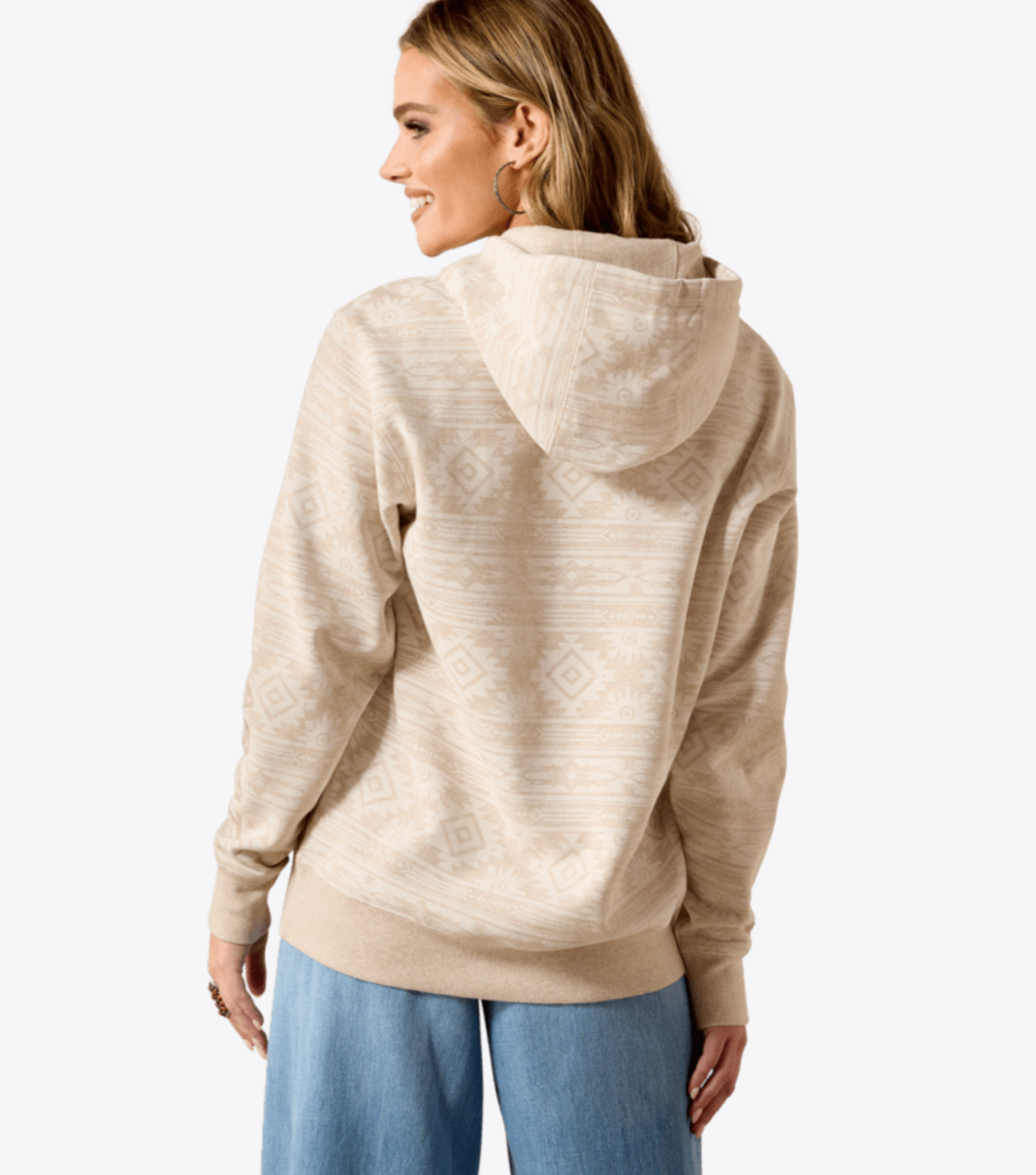 Ariat Women's Southwestern Khaki Logo 2.0 Hoodie 10071409