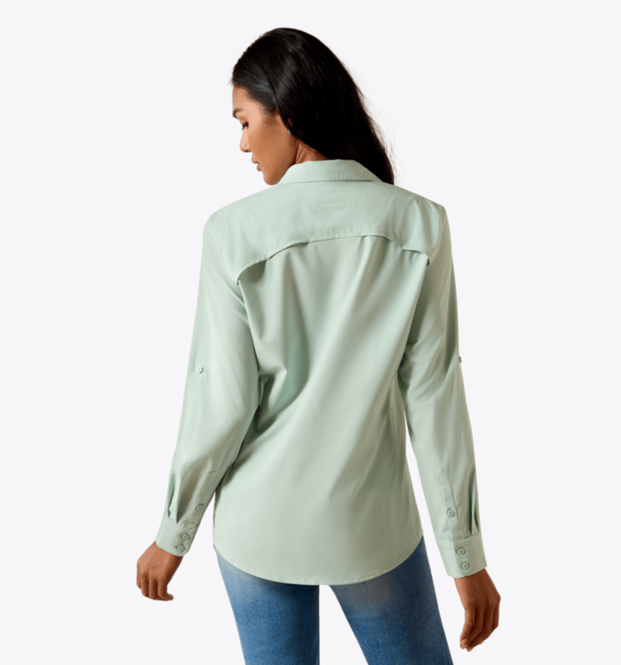 Ariat Women's Silt Green VentTEK Long Sleeve Shirt 10071139