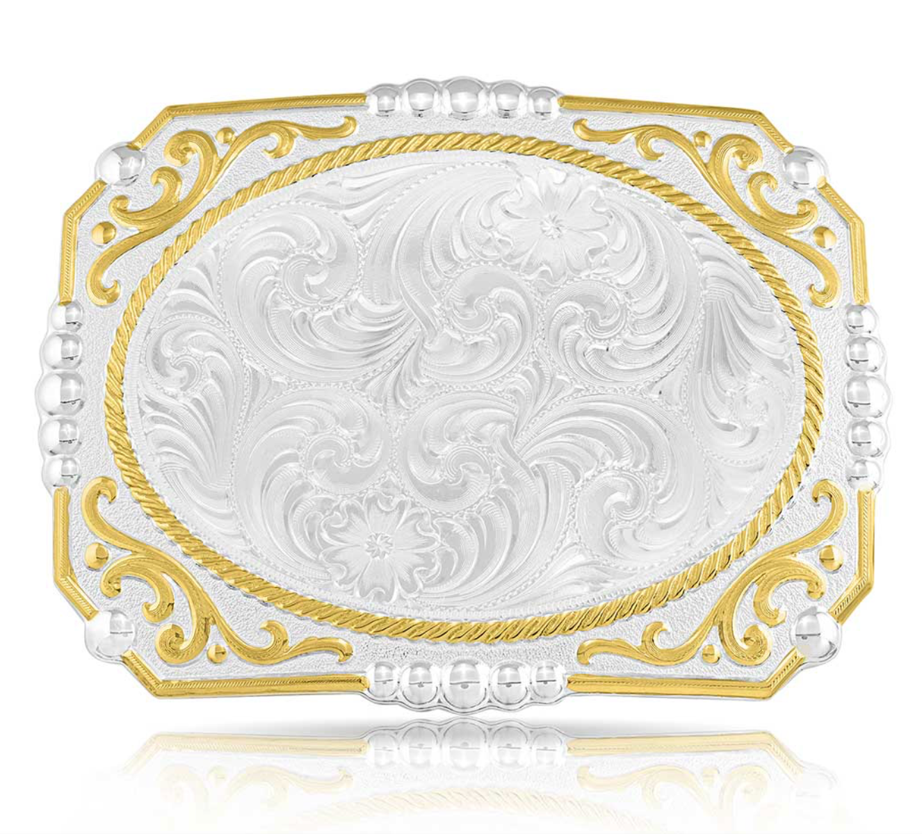 Montana Silversmith 2 Tone Cowboy Cameo Buckle 25815