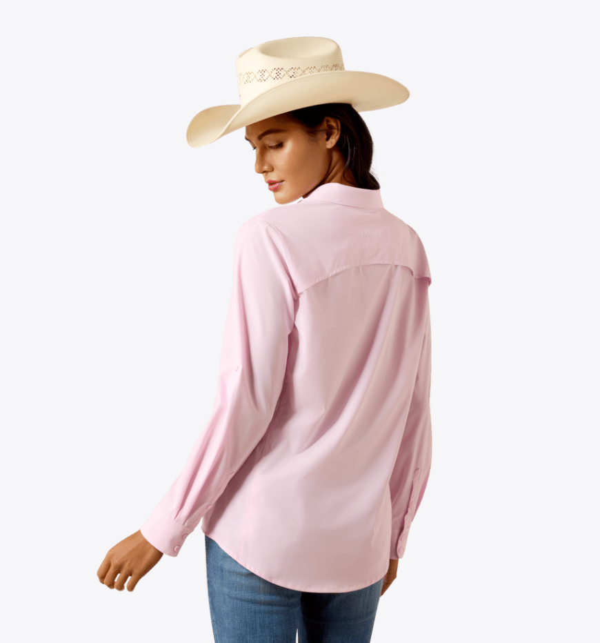 Ariat Women's Light Pink VentTEK Long Sleeve Shirt 10073445