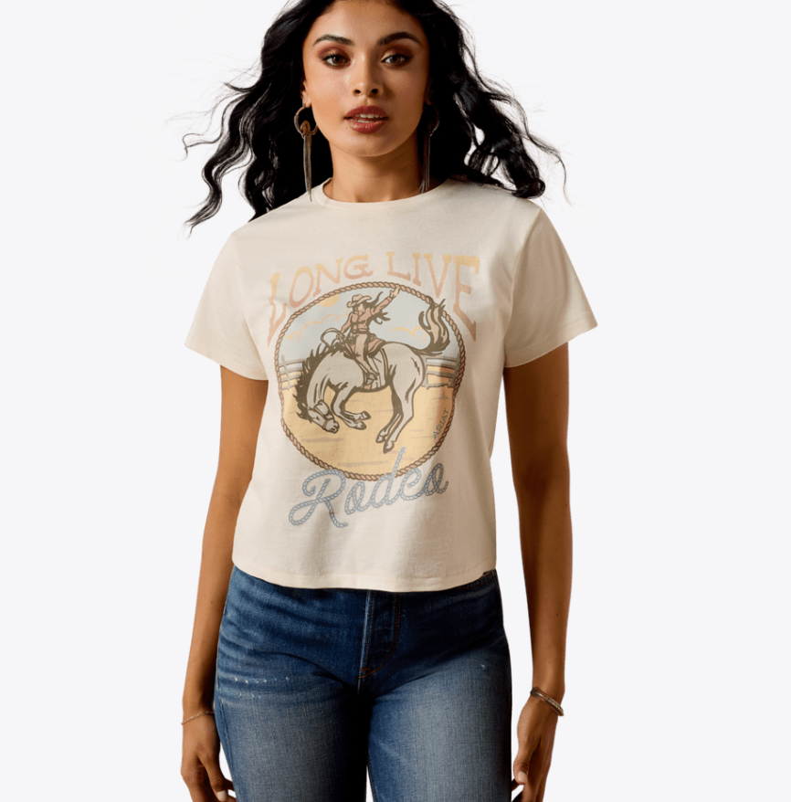 Ariat Women's Long Live Rodeo Graphic Tee 10078383